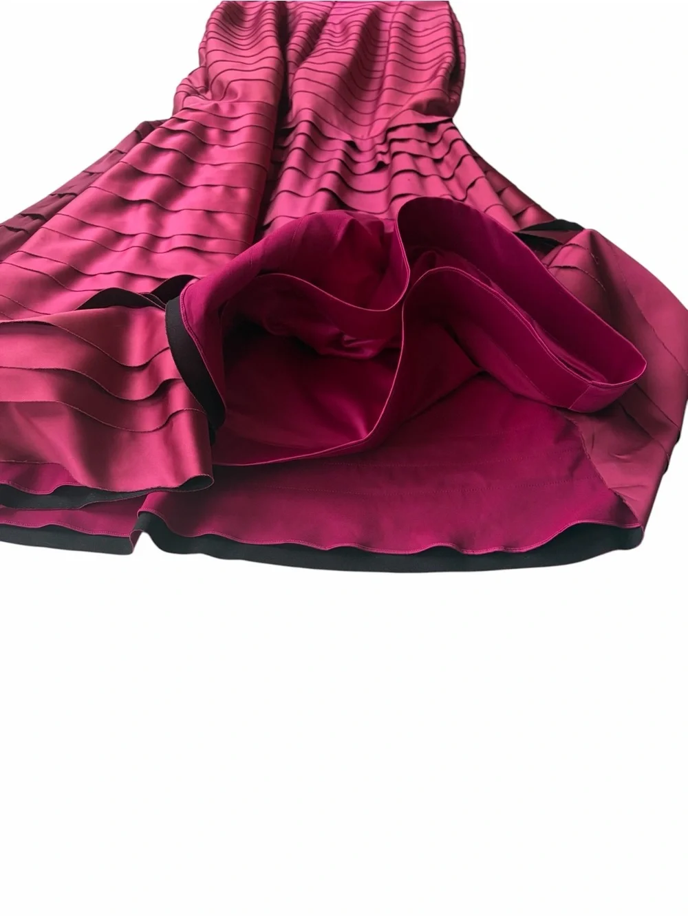 NWT- Kay Unger Magenta Mermaid Formal Gown Size-14 - Picture 8 of 10